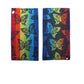 Beach Towels Set of 4 Imperfect Jacquard Terry Butterfly