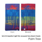 Beach Towels Set of 4 Imperfect Jacquard Terry Palm Tree