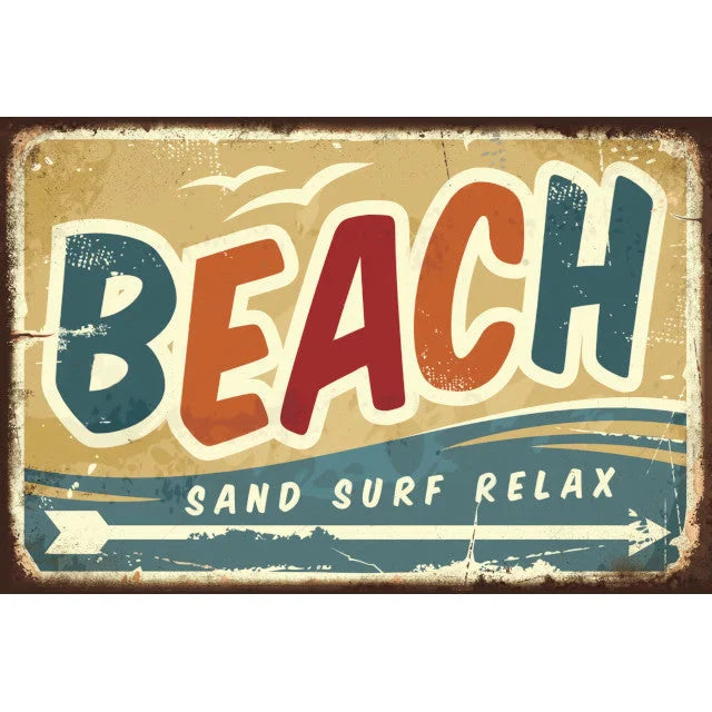 Beach Wall Art 30x20cm - Home & Garden > Wall Art > 3D Wall