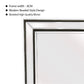 Beaded Framed Mirror Black - Free Standing 50cm x 170cm