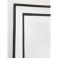 Beaded Framed Mirror Black - Free Standing 50cm x 170cm
