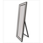 Beaded Framed Mirror Black - Free Standing 50cm x 170cm
