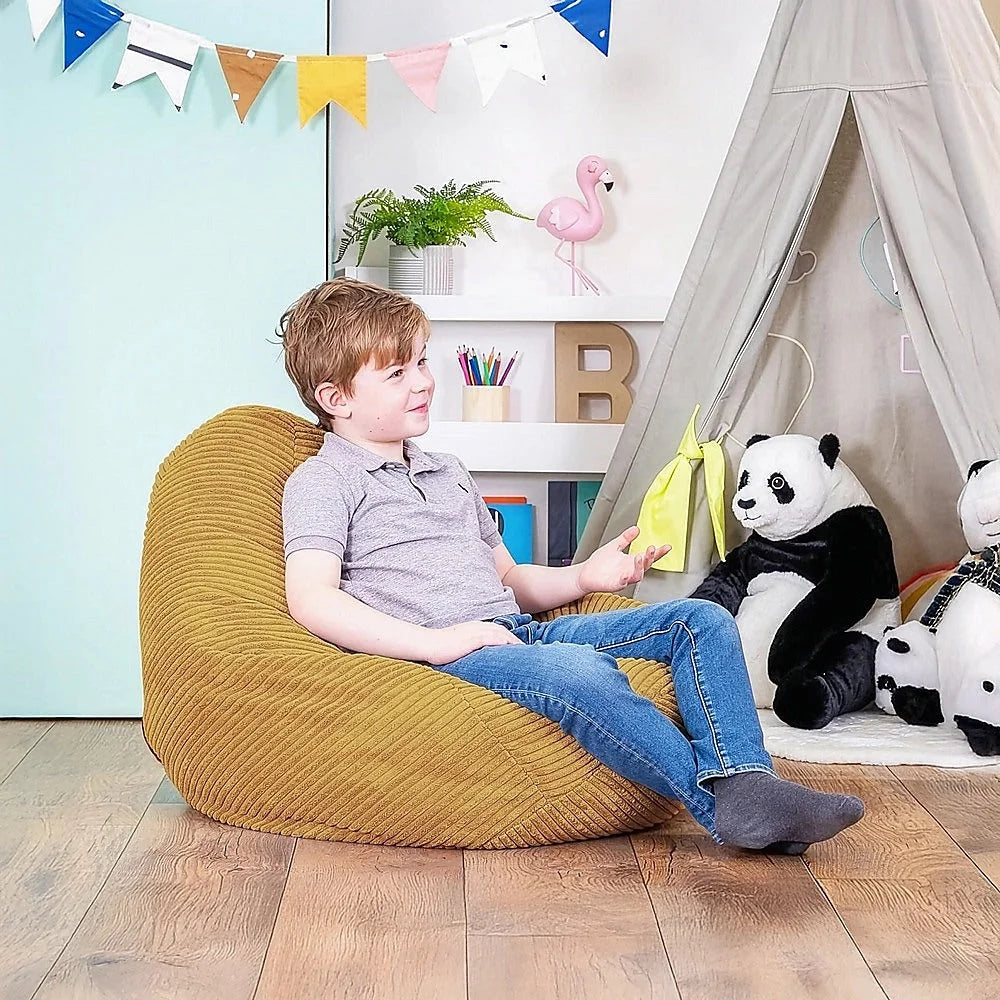 Beanbag Chair Cover Jumbo Cord Unfilled Large Bean Bag