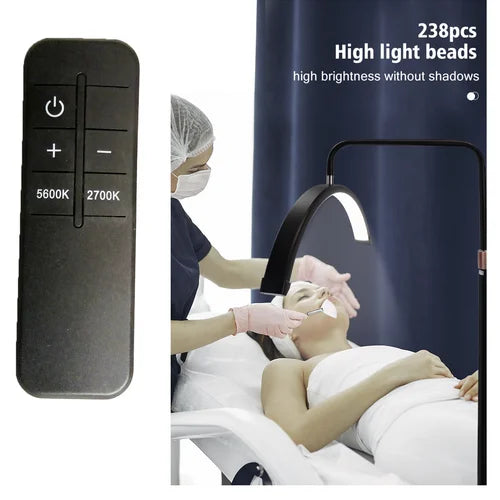Beauty Half Moon Floor Fill Lamp LED Lash Light for Tattoo