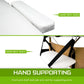 Beauty Massage Table Bed 3-Fold 70cm Portable - White