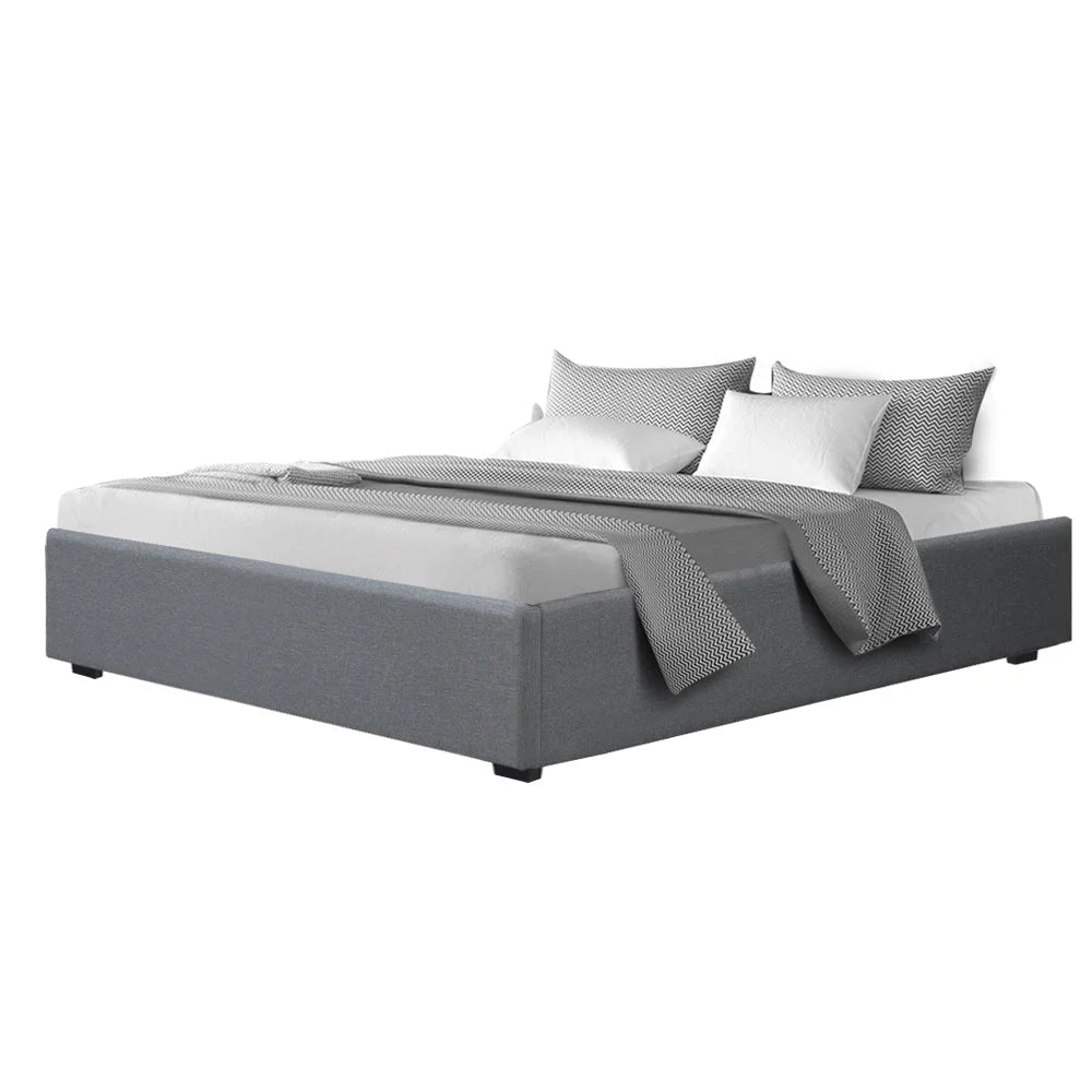 Bed Frame Base King Size Gas Lift With Storage Platform