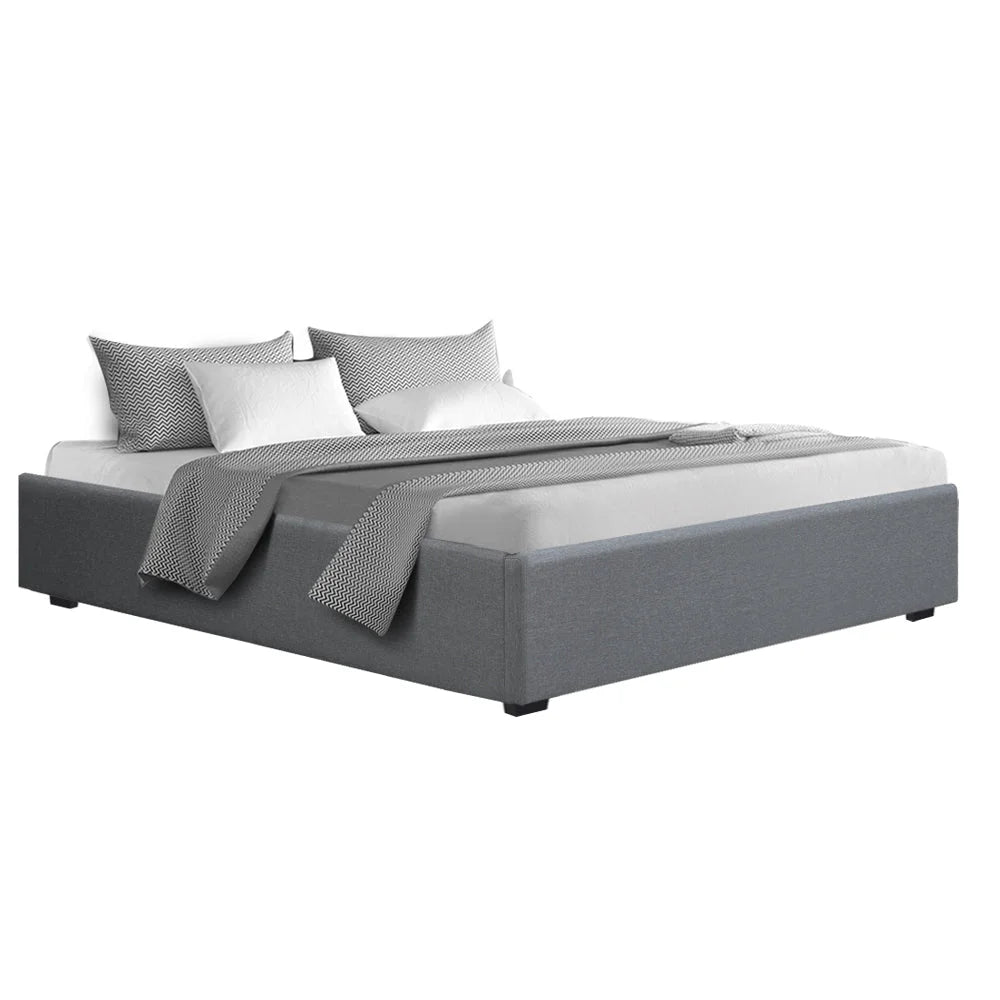 Bed Frame Base King Size Gas Lift With Storage Platform
