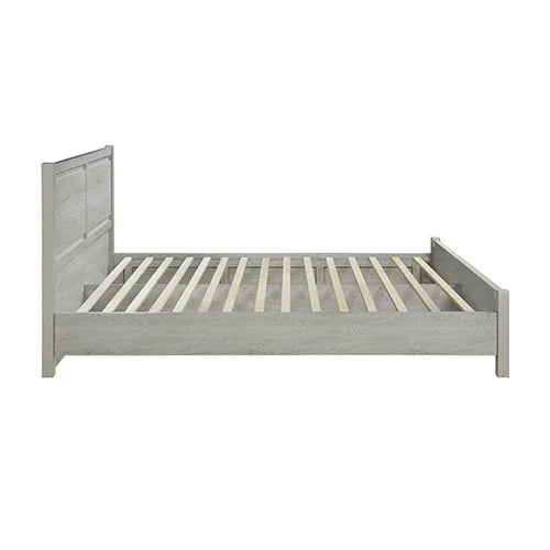 Bed Frame Cielo Queen Size - White Ash - Bedroom