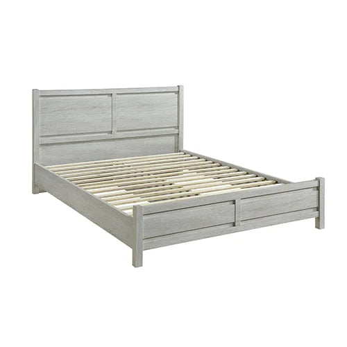 Bed Frame Cielo Queen Size - White Ash - Bedroom