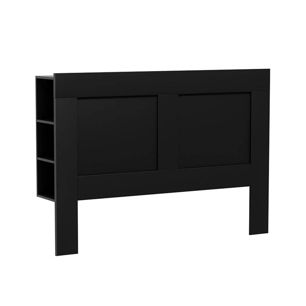 Bed Frame Double Size Headboard with Shelves Bedhead Base