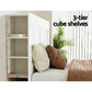Bed Frame Double Size Headboard with Shelves Bedhead Base