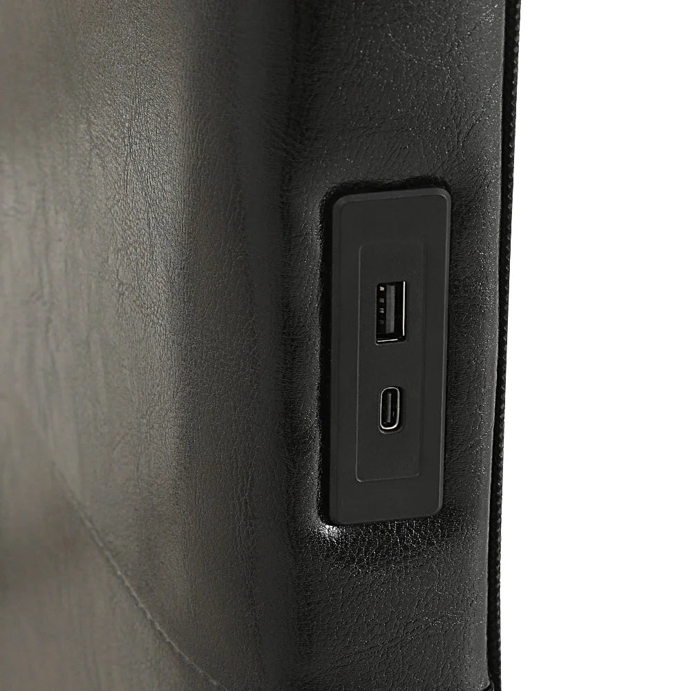 Bed Frame Double Size LED - Black RAVI