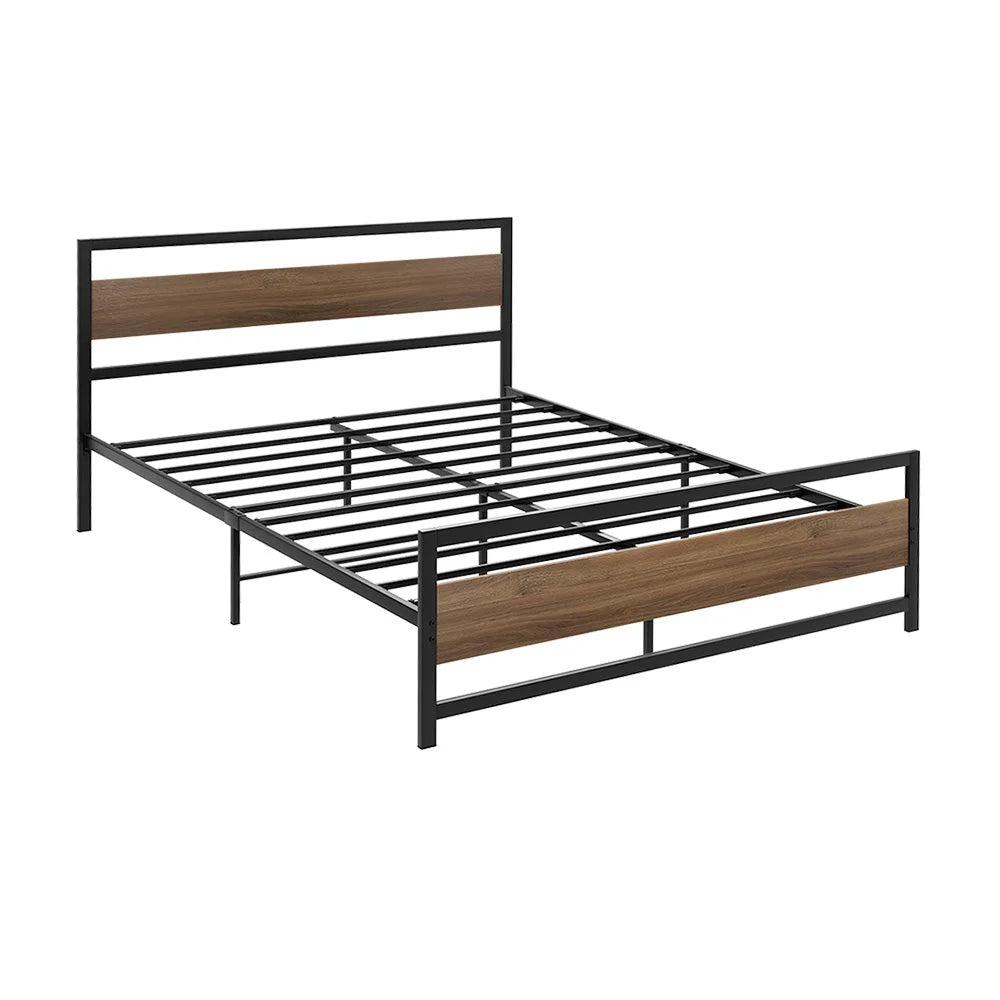 Bed Frame Double Size Metal Base Mattress Platform