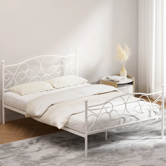 Bed Frame Double Size Metal Frame - GROA