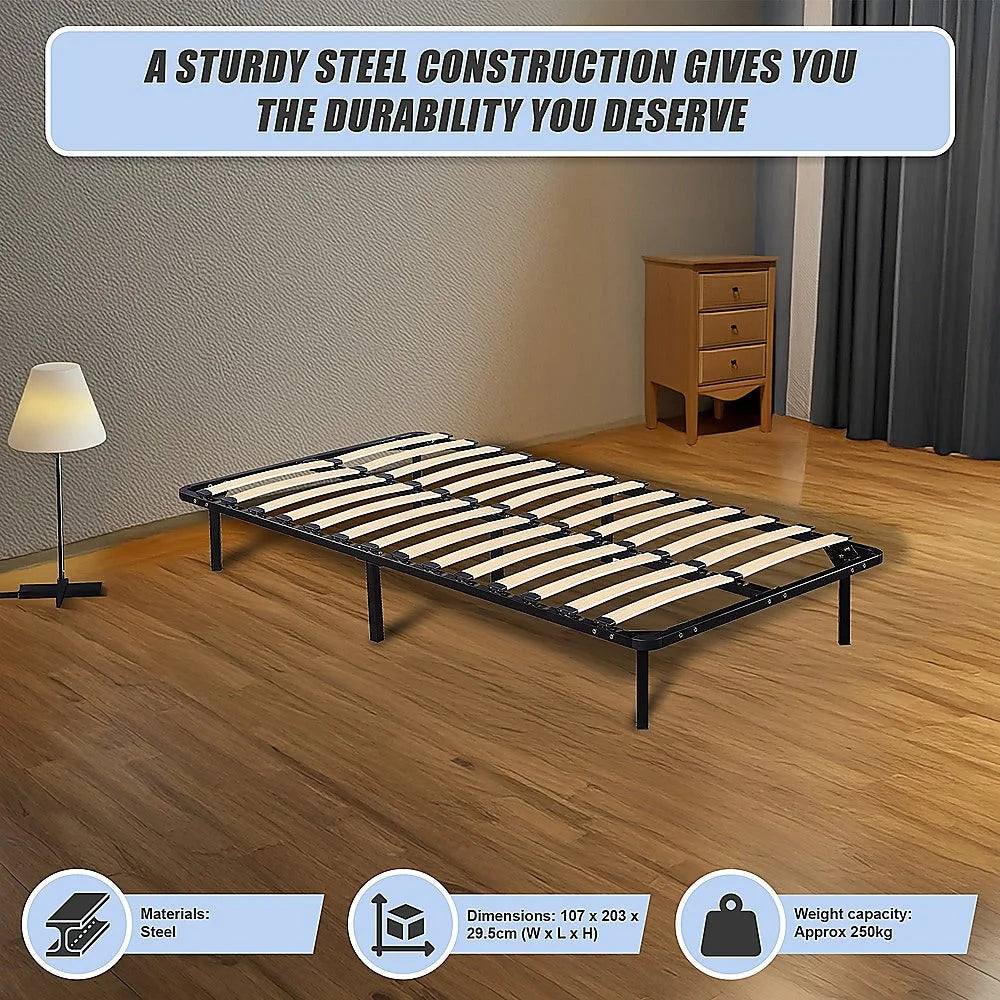 Bed Frame King Single Metal - Bedroom Furniture - Bedroom