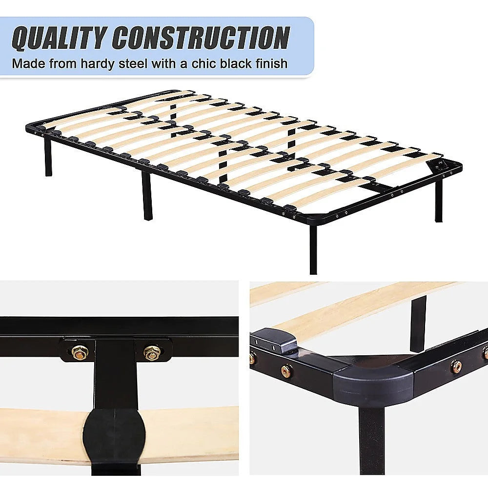 Bed Frame King Single Metal - Bedroom Furniture - Bedroom