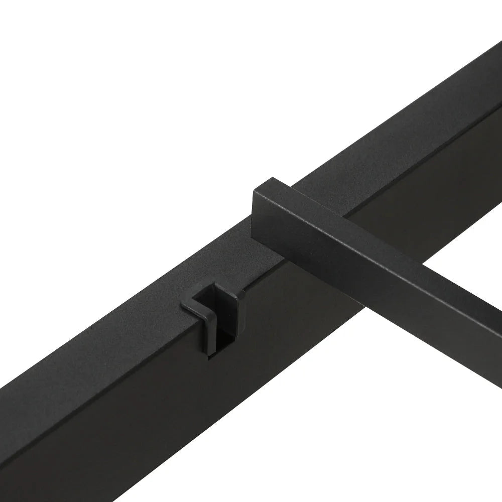 Bed frame with king single size base mattress