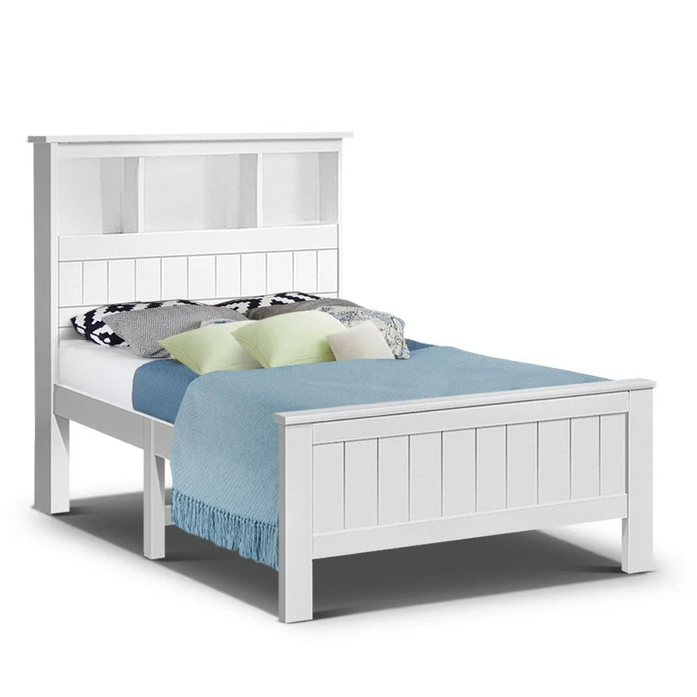 Bed Frame King Single Wooden Timber - Bedroom