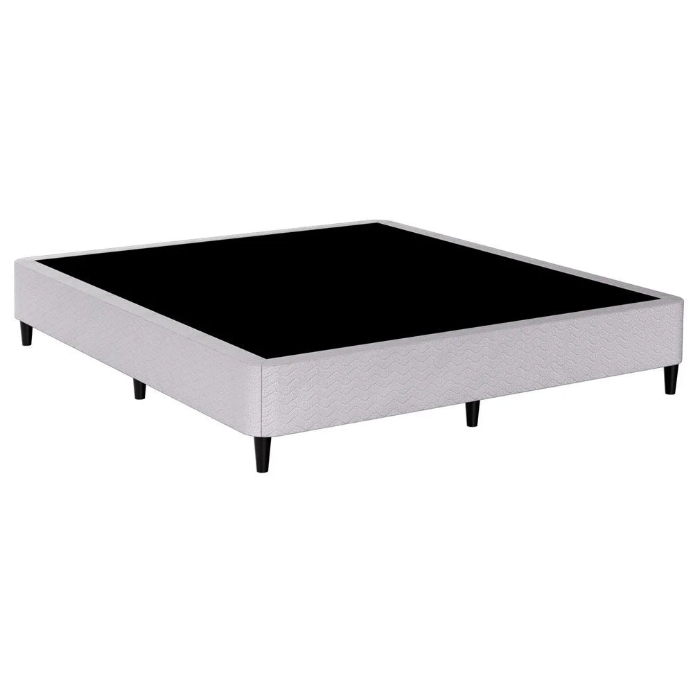 Bed Frame King Size Metal - Grey MASON - Furniture