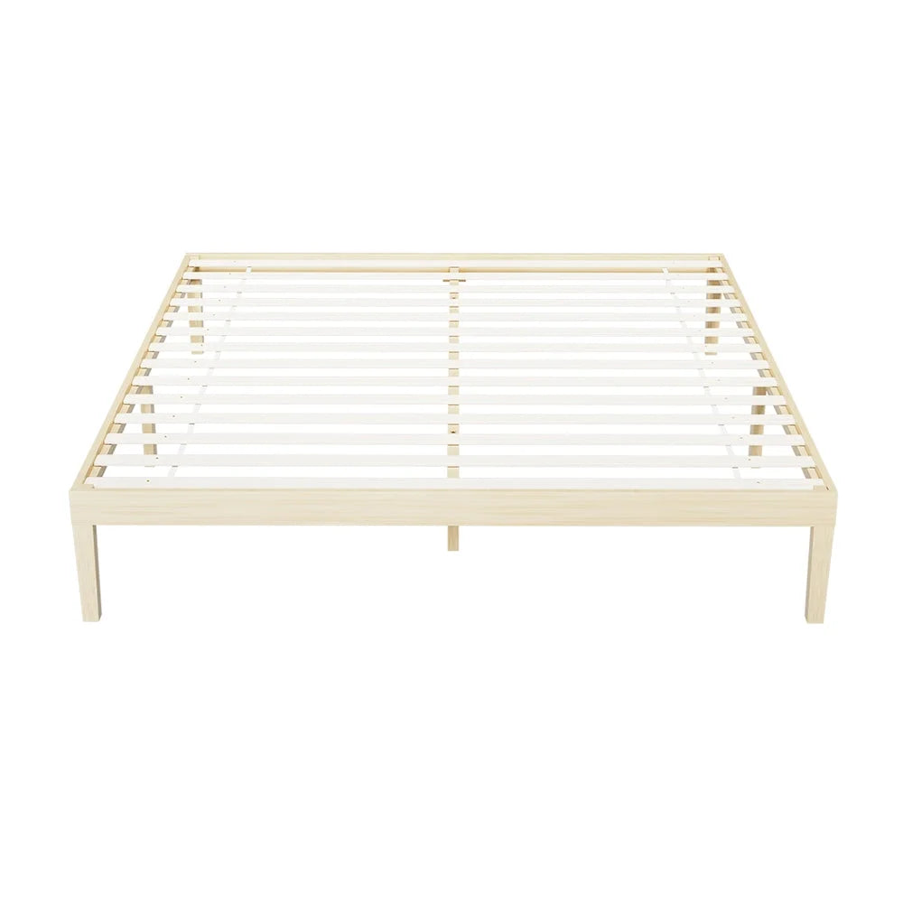 Bed Frame King Size Wooden Base Mattress Platform Timber