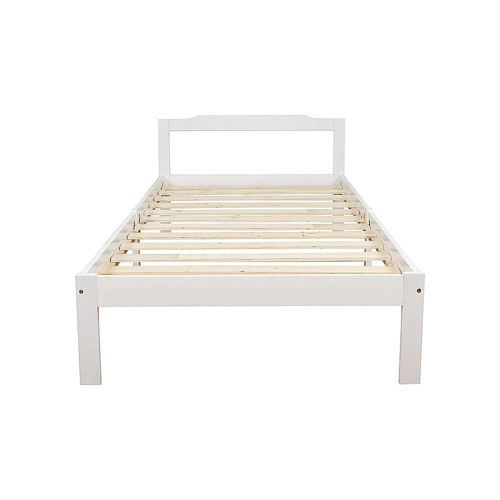 Bed Frame Natural Wooden Home Furniture - Furniture