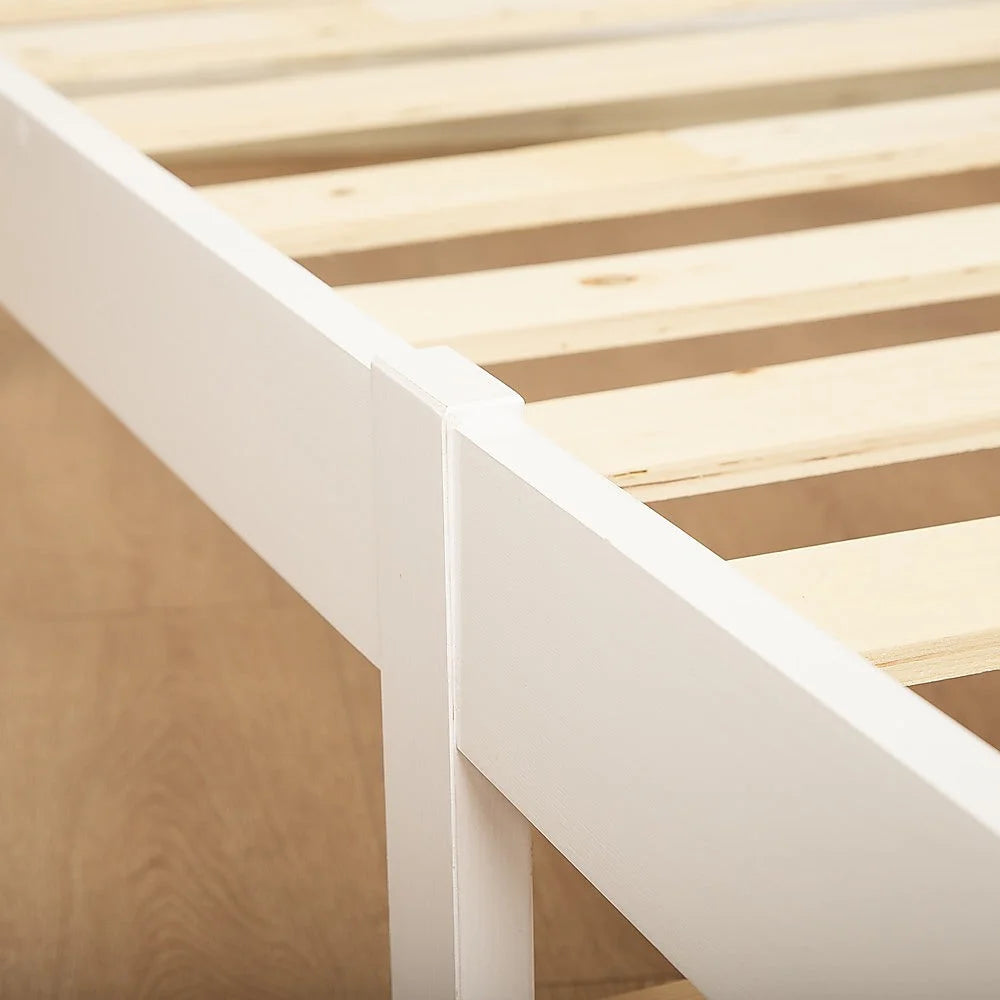 Bed Frame Natural Wooden Home Furniture - Furniture