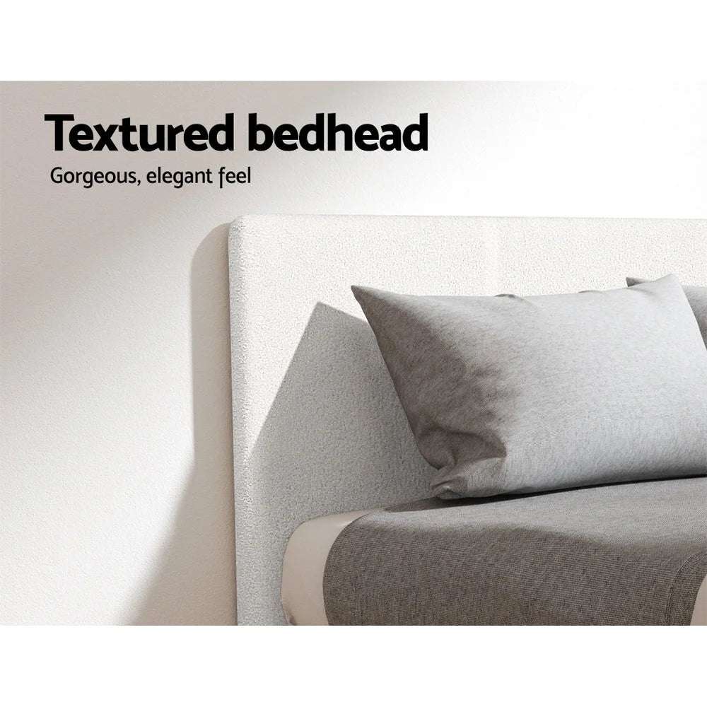 Bed Frame Queen Size Boucle - NEO