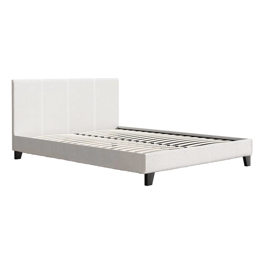 Bed Frame Queen Size Boucle - NEO