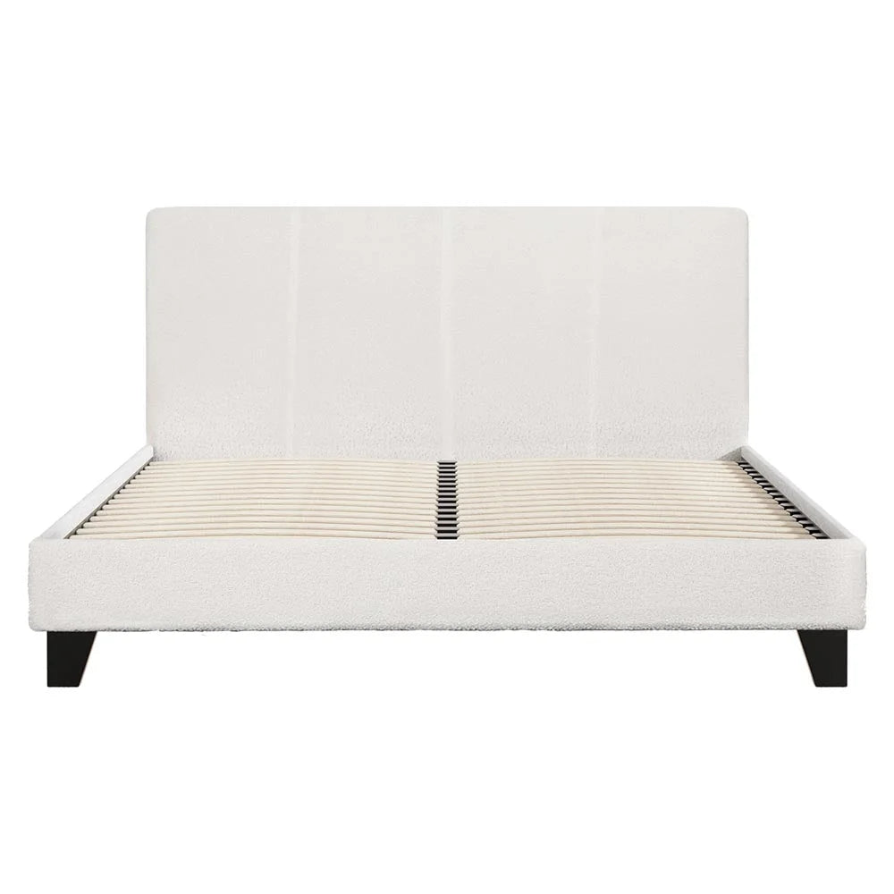 Bed Frame Queen Size Boucle neo 678