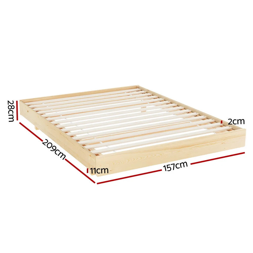 Queen wooden bed frame
