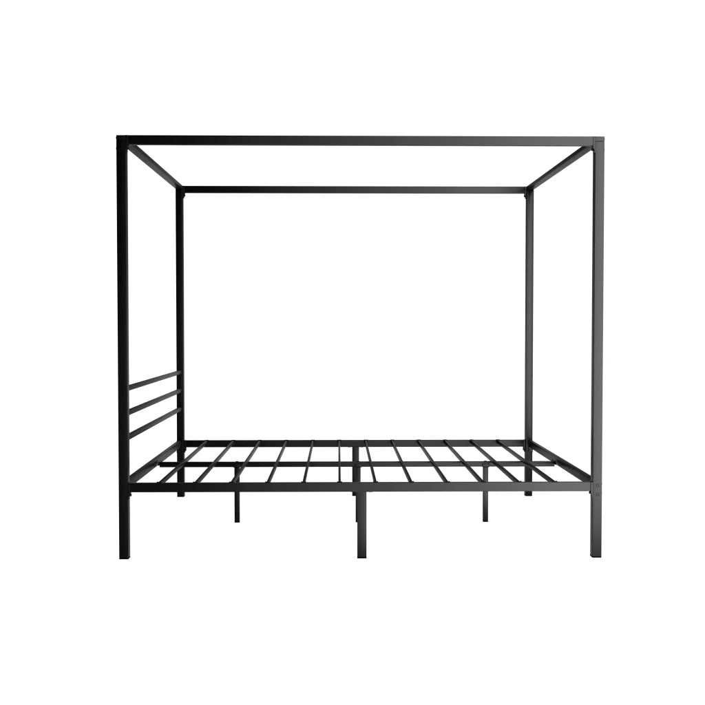 Bed queen size with gas lift storage and fabric headboard