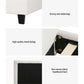 Fabric mattress with pocket spring construction and fabric cover