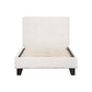 Fabric mattress with foam layer and stitched cover