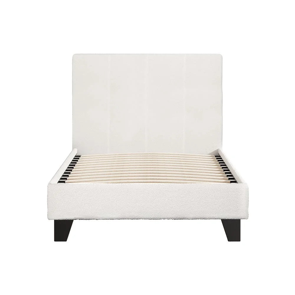 Fabric mattress with foam layer and stitched cover
