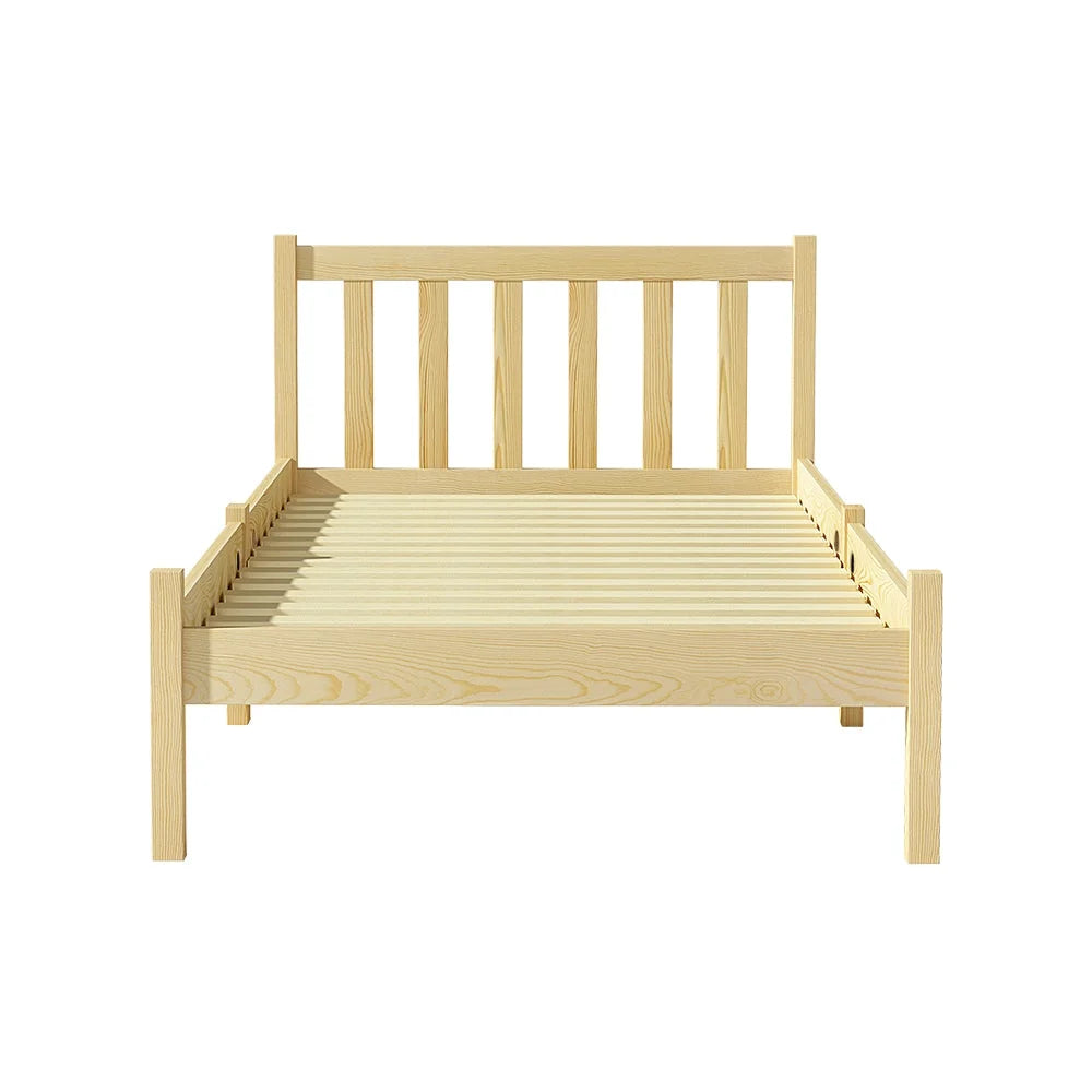 Bed Frame Single Size Wooden - Oak SOFIE