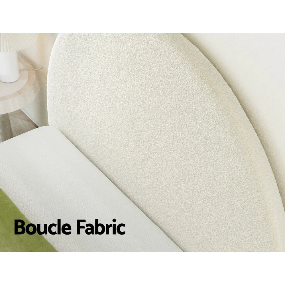 Bed Head Double Size Boucle - GREI White