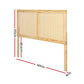 Bed Head Double Size Rattan ribo pine 257