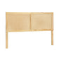 Bed head double with fitted edges and product hardware