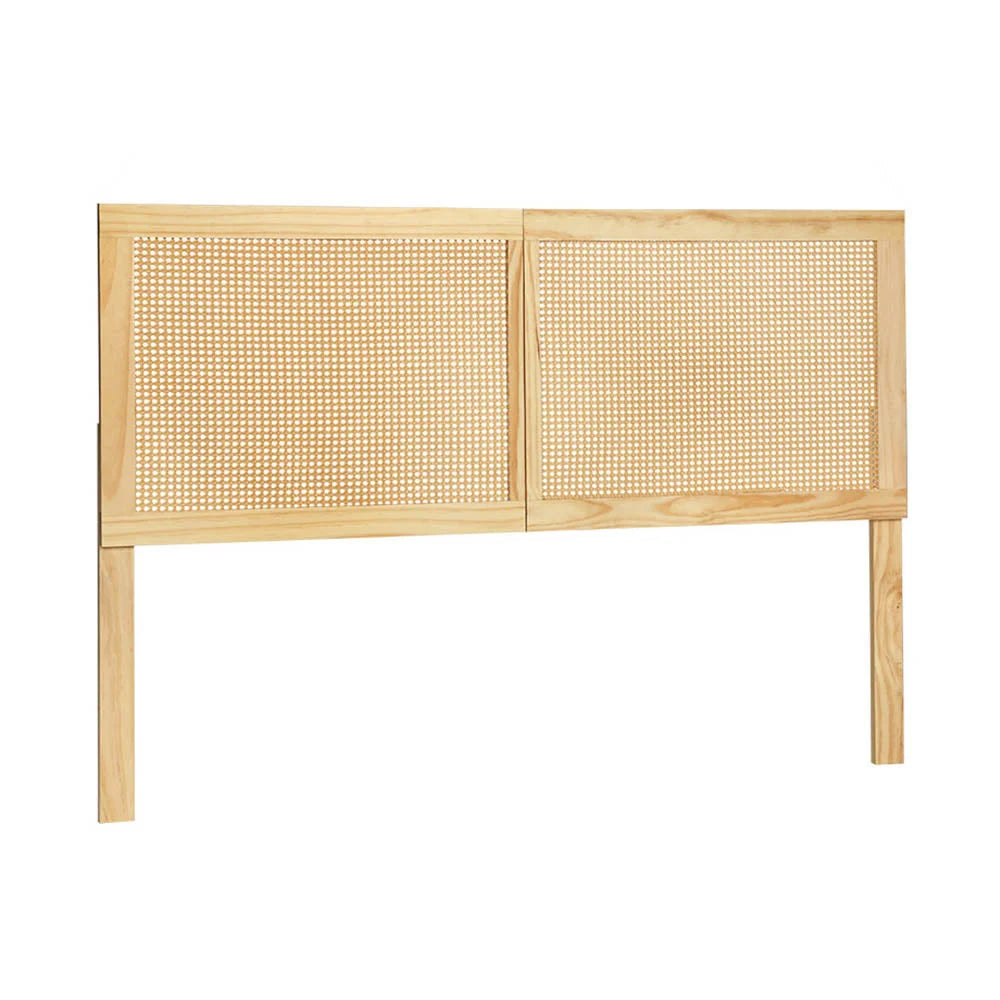 Bed head double with fitted edges and product hardware