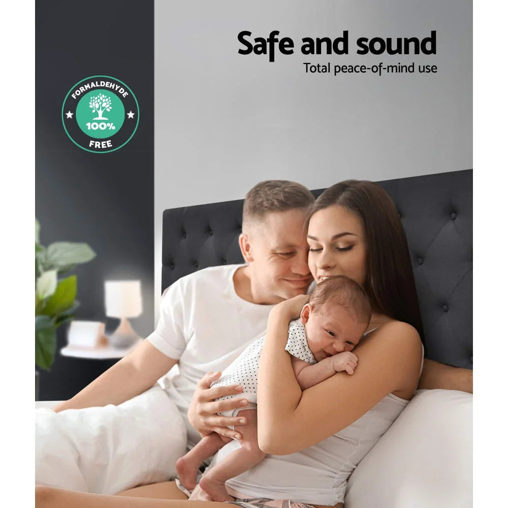 Bed Head Headboard King Size Bed Fabric Frame Base CAPPI