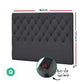 Queen charcoal fabric bed frame