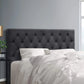 Bed Head Headboard Queen Size Fabric Frame Base