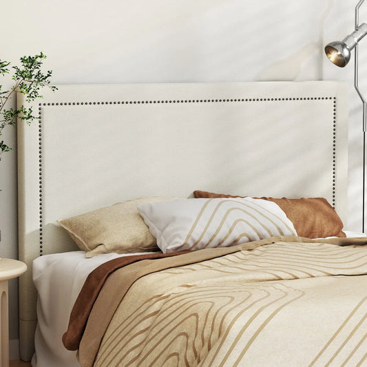 Bed Head Queen Size Fabric rive beige 314