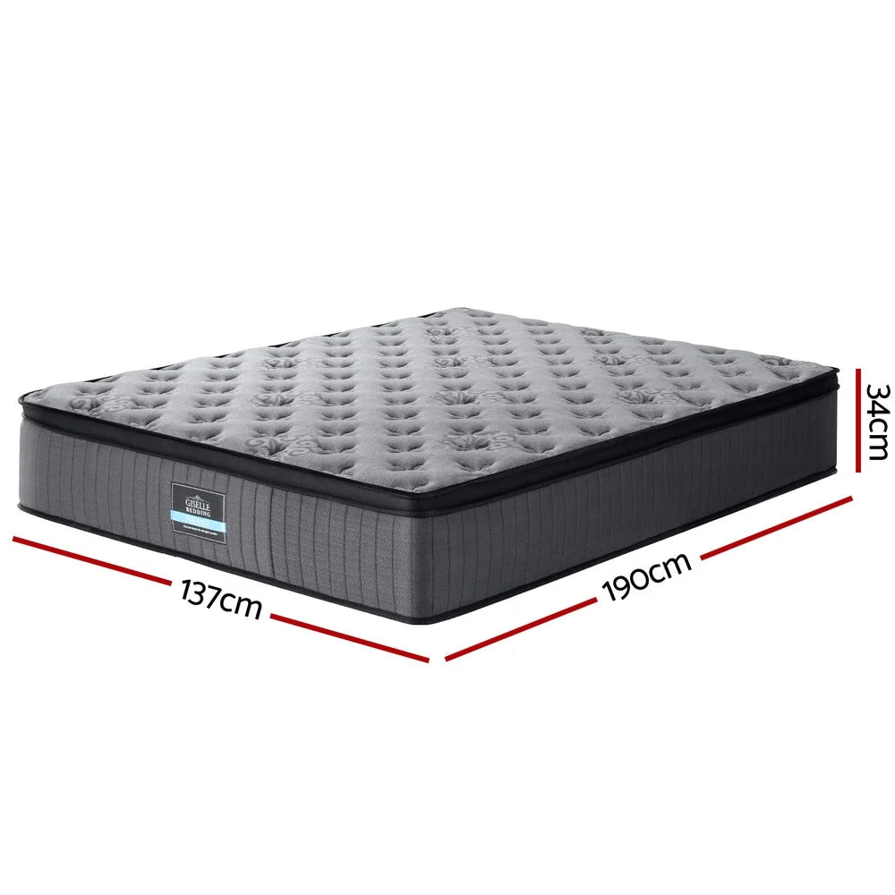 34cm mattress with quilted top surface