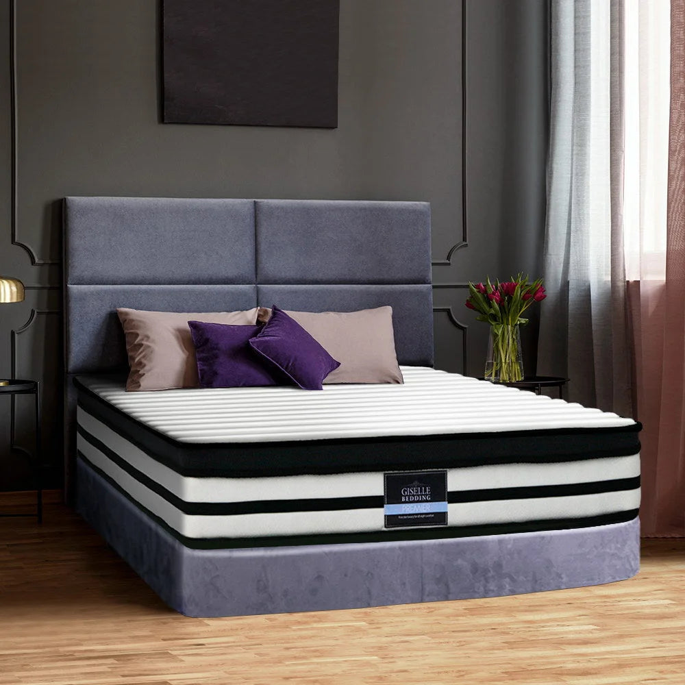 27cm pocket spring mattress with folded edge and material layering
