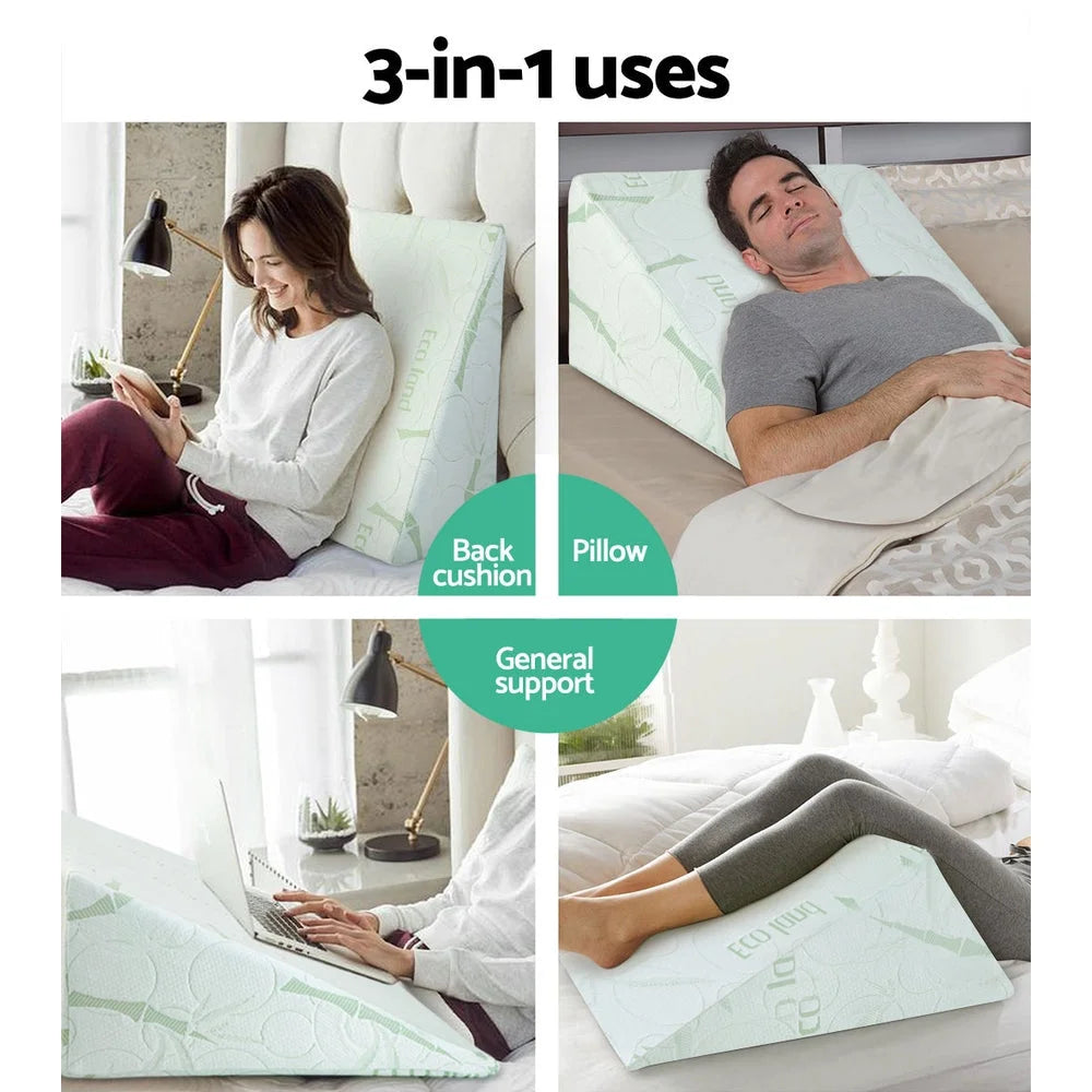 Bedding Foam Wedge Back Support Pillow