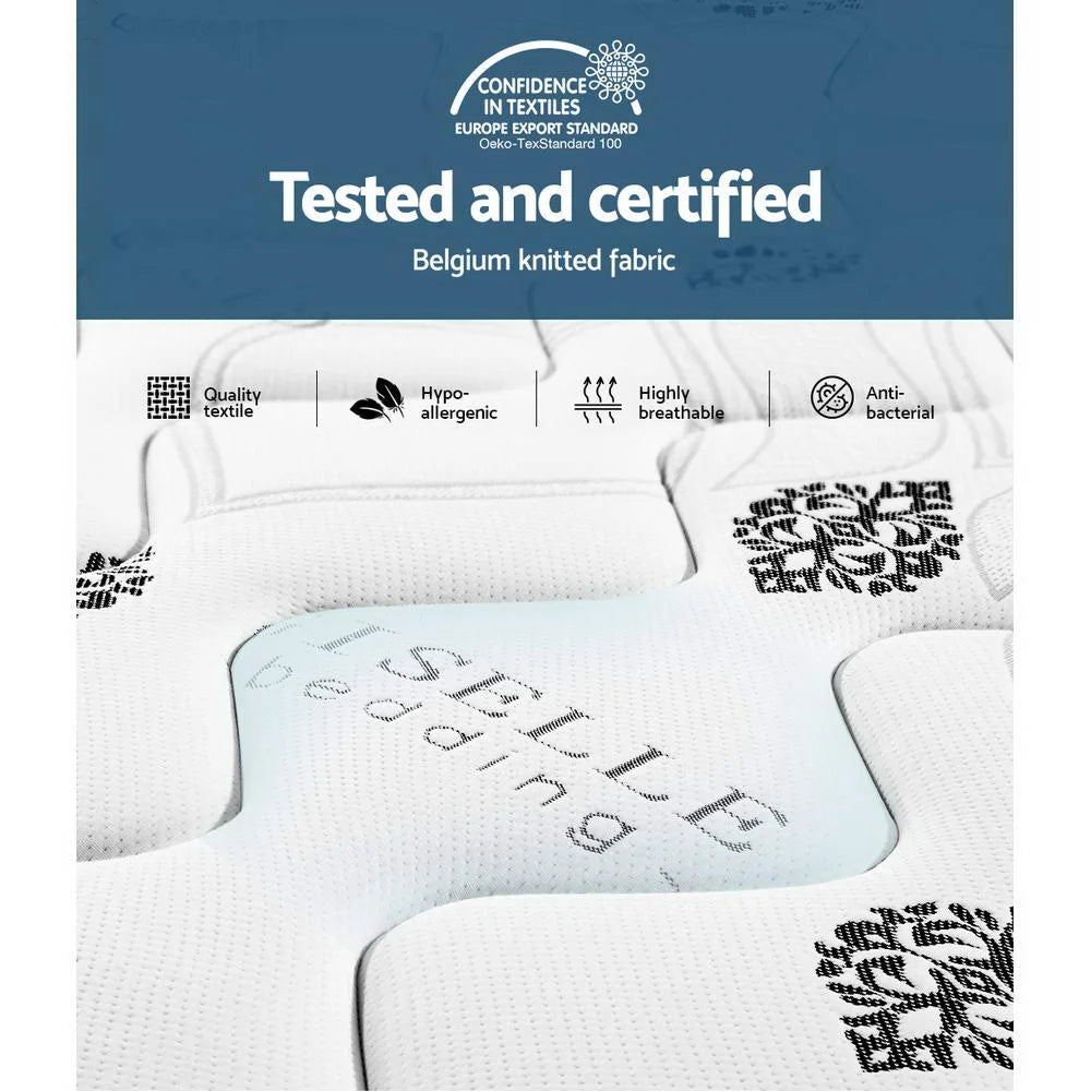 Bedding Galaxy Euro Top Cool Gel Pocket Spring Mattress