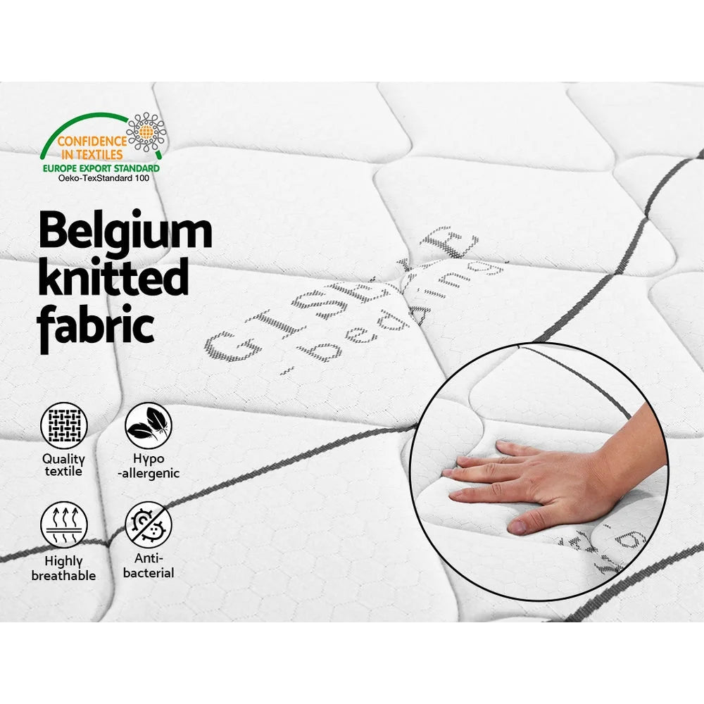 Bedding Glay Bonnell Spring Mattress 16cm Thick - Queen