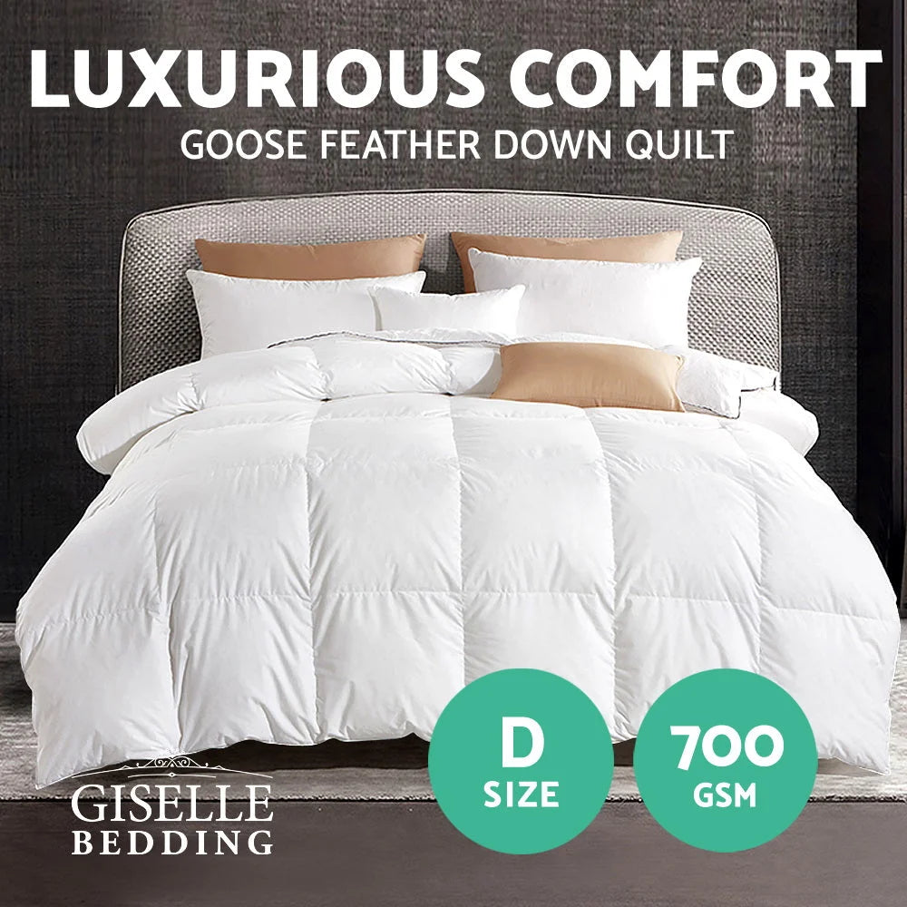 Bedding goose down with quilt double size lightweight