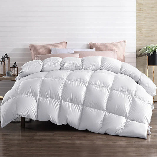 White bedding goose down with quilt single size lightweight